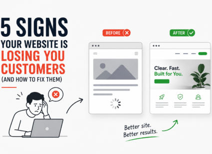 website losing customers - slow loading website example
